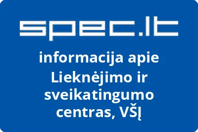 Lieknėjimo ir sveikatingumo centras, VŠĮ | spec.lt