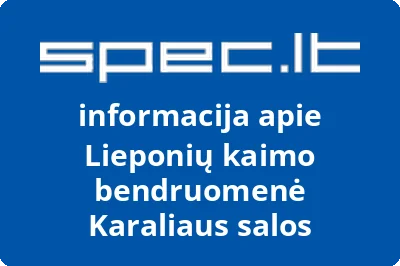 Lieponių kaimo bendruomenė Karaliaus salos | spec.lt