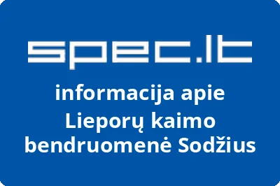 Lieporų kaimo bendruomenė Sodžius