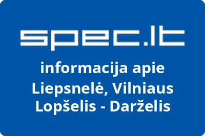 Vilniaus lopšelisdarželis Liepsnelė