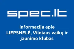LIEPSNELĖ, Vilniaus vaikų ir jaunimo klubas