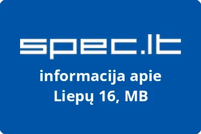 Liepų 16, MB | spec.lt