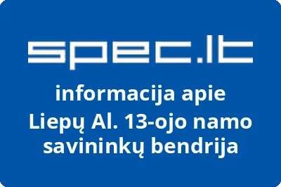 Liepų Al. 13-ojo namo savininkų bendrija