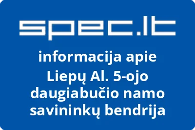 Liepų al. 5ojo daugiabučio namo savininkų bendrija