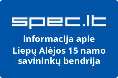 Liepų Alėjos 15 namo savininkų bendrija