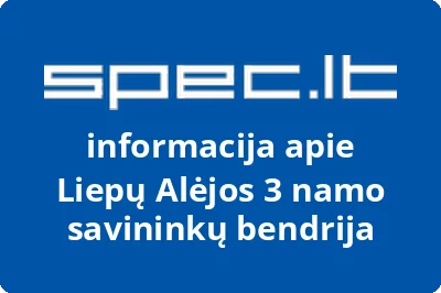Liepų alėjos 3 namo savininkų bendrija