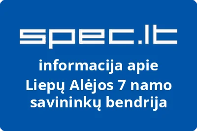 Liepų alėjos 7 namo savininkų bendrija