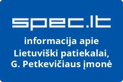 Lietuviški patiekalai, G. Petkevičiaus įmonė