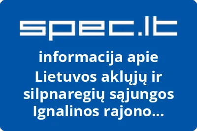 Lietuvos aklųjų ir silpnaregių sąjungos Ignalinos rajono filialas