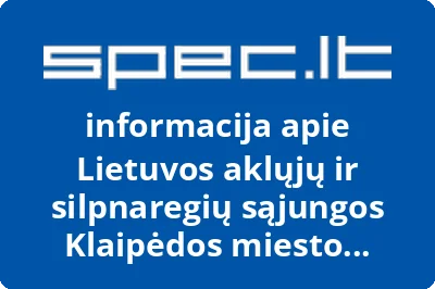 Lietuvos aklųjų ir silpnaregių sąjungos Klaipėdos miesto filialas