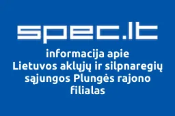 Lietuvos aklųjų ir silpnaregių sąjungos Plungės rajono filialas | spec.lt