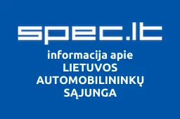LIETUVOS AUTOMOBILININKŲ SĄJUNGA | spec.lt