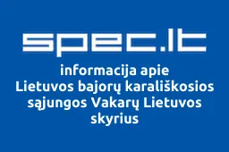 Lietuvos bajorų karališkosios sąjungos Vakarų Lietuvos skyrius | spec.lt