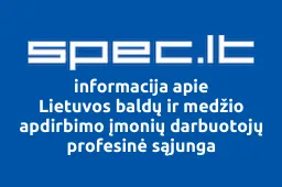 Lietuvos baldų ir medžio apdirbimo įmonių darbuotojų profesinė sąjunga iliustracija