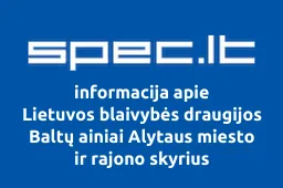 Lietuvos blaivybės draugijos Baltų ainiai Alytaus miesto ir rajono skyrius