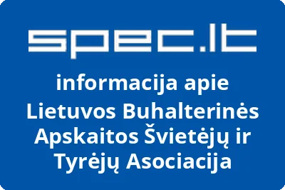 Lietuvos buhalterinės apskaitos švietėjų ir tyrėjų asociacija