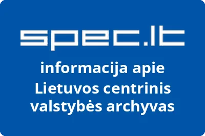 Lietuvos centrinis valstybės archyvas