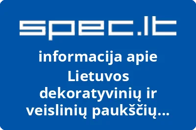 Lietuvos dekoratyvinių ir veislinių paukščių augintojų draugija
