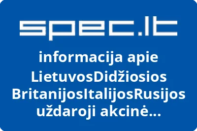 LietuvosDidžiosios BritanijosItalijosRusijos uždaroji akcinė bendrovė MEDIREL