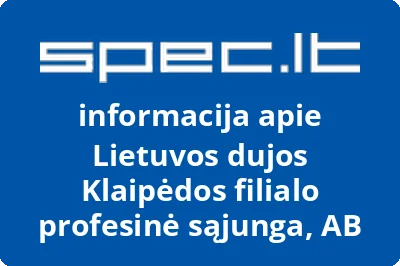 Lietuvos dujos Klaipėdos filialo profesinė sąjunga, AB