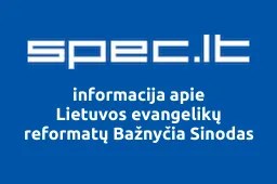 Lietuvos evangelikų reformatų Bažnyčia Sinodas iliustracija