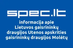 Lietuvos gaisrininkų draugijos Utenos apskrities gaisrininkų draugijos Molėtų rajono personalinė įmonė iliustracija