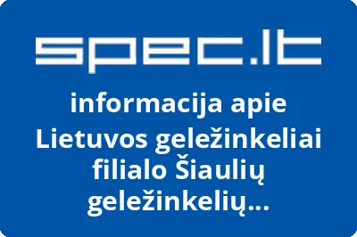 Lietuvos geležinkeliai filialo Šiaulių geležinkelių infrastruktūra Elektros tinklų profesinė sąjunga, AB