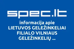 LIETUVOS GELEŽINKELIAI FILIALO VILNIAUS GELEŽINKELIŲ INFRASTRUKTŪRA VILNIAUS PAGALBINIO TRAUKINIO DARBUOTOJŲ PROFESINĖ SĄJUNGA, AB iliustracija