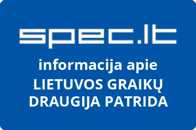 LIETUVOS GRAIKŲ DRAUGIJA PATRIDA