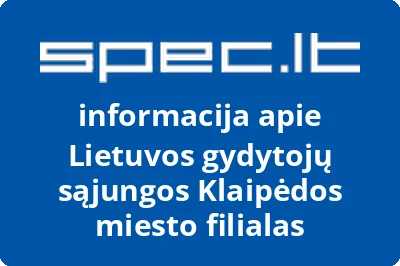 Lietuvos gydytojų sąjungos Klaipėdos miesto filialas