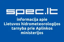 Lietuvos hidrometeorologijos tarnyba prie Aplinkos ministerijos | spec.lt