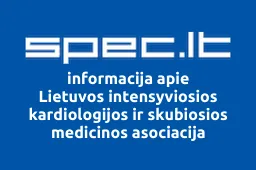 Lietuvos intensyviosios kardiologijos ir skubiosios medicinos asociacija iliustracija
