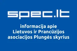 Lietuvos ir Prancūzijos asociacijos Plungės skyrius | spec.lt