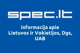 Lietuvos ir Vokietijos, Dgs, UAB | spec.lt