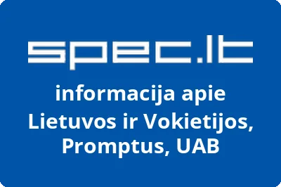 Lietuvos ir Vokietijos, Promptus, UAB