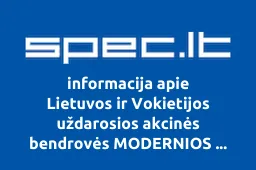 Lietuvos ir Vokietijos uždarosios akcinės bendrovės MODERNIOS KONSTRUKCIJOS Kretingos filialas