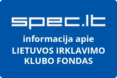 LIETUVOS IRKLAVIMO KLUBO FONDAS