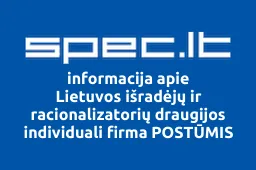 Lietuvos išradėjų ir racionalizatorių draugijos individuali firma POSTŪMIS iliustracija
