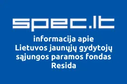 Lietuvos jaunųjų gydytojų sąjungos paramos fondas Resida | spec.lt