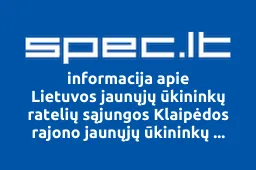 Lietuvos jaunųjų ūkininkų ratelių sąjungos Klaipėdos rajono jaunųjų ūkininkų klubas | spec.lt