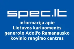Lietuvos kariuomenės generolo Adolfo Ramanausko kovinio rengimo centras iliustracija
