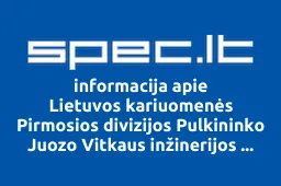 Lietuvos kariuomenės Pulkininko Juozo Vitkaus inžinerijos batalionas | spec.lt