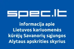 Lietuvos kariuomenės kūrėjų Savanorių sąjungos Alytaus apskrities skyrius