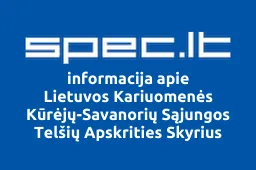Lietuvos Kariuomenės Kūrėjų-Savanorių Sąjungos Telšių Apskrities Skyrius | spec.lt