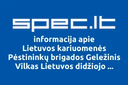 Lietuvos kariuomenės Pėstininkų brigados Geležinis Vilkas Lietuvos didžiojo kunigaikščio Algirdo pėstininkų batalionas | spec.lt