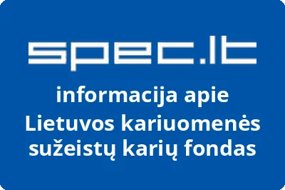 Lietuvos kariuomenės sužeistų karių fondas | spec.lt