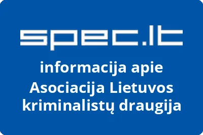 Asociacija Lietuvos kriminalistų draugija