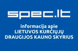 LIETUVOS KURČIŲJŲ DRAUGIJOS KAUNO SKYRIUS | spec.lt