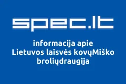 Lietuvos laisvės kovųMiško broliųdraugija | spec.lt