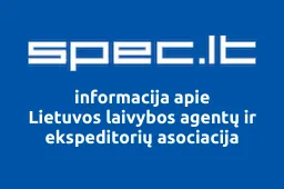 Lietuvos laivybos agentų ir ekspeditorių asociacija | spec.lt